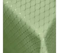 TEKTRUM Tovaglia quadrata in tessuto jacquard resistente, 178 x 177,8 cm, elegante, a quadri, impermeabile, antimacchia, senza pieghe, ideale per cene, feste, matrimoni (verde salvia chiara)