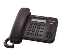 Panasonic KX-TS560EX1B telefono Telefono analogico Identificatore di chiamata Nero