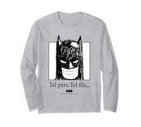 TEL père TEL fils Batman Ritratto Iconic Duo Maglia a Manica