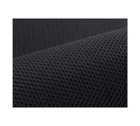 Tela Acustica,Panno Altoparlante Tessuti a rete for altoparlanti cassa di risonanza stereo spessa traspirante 155 cm larghezza 185 g/M2 2 mm spessore(Black,100cmX150cm)