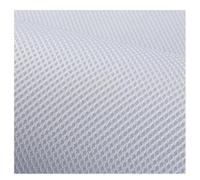 Tela Acustica,Panno Altoparlante Tessuti a rete for altoparlanti cassa di risonanza stereo spessa traspirante 155 cm larghezza 185 g/M2 2 mm spessore(White,50cmX150cm)