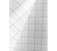 Tela Aida con Griglia Easy Count 14 e 18 ct Ideale per Schemi Punto Croce colore Bianco (110x100 cm., 14 ct - 5,4 punti/cm)