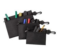 Tela Borsa Multiuso per Attrezzi, Astuccio Utensili Borse Porta Attrezzi robusti con Cerniera,Borsa per Cacciavite, per Elettricisti per Motociclette(3PCS)