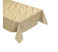 Tela Cerata Tovaglia Giallo Vichy a Quadri B1567-03 Angolare Rotondo Ovale
