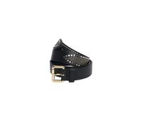 Tela - Cintura in pelle con borchie - - Accessories - unisex - Nero - S