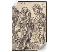 Tela Decorativa 59,4x84 cm | Formato A1 | Morte e Lansquenet