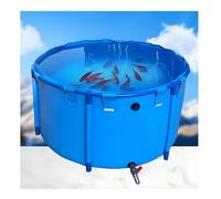 Tela fuori terra laghetto per pesci con telaio in acciaio, piscina pieghevole in plastica rigida serbatoio d'acqua 750 galloni, tela in PVC sopra terra stagno (11335L/2994GAL-3.8X1M (D X H)