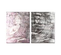Quadro Home ESPRIT Buddha Orientale 60 x 2,7 x 80 cm (2 Unità)