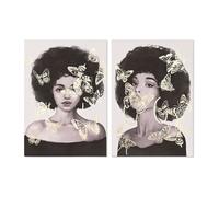 Quadro Home ESPRIT Donna Moderno 70 x 3,7 x 100 cm (2 Unità)