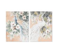 Home ESPRIT Quadro Tropicale 90 x 3,7 x 120 cm (2 Pezzi)