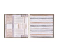 Tela Home ESPRIT polistirene Tela 52,5 x 2,8 x 52,5 cm