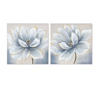 Tela Home ESPRIT Tela Legno MDF 40 x 2,5 x 40 cm