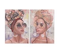 E_0002_S3053330 Home Esprit Quadro Home ESPRIT Coloniale Africana 70 x 3 x 100 c