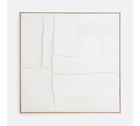 Tela in lino 100 x 100 cm, Resa Bianco TU