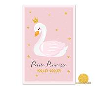 Tela "Piccola principessa", 20 x 30 cm, decorazione per la camera dei bambini