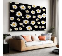 Tela Pittura 70 x 50 cm senza cornice Poster minimalista floreale pianta margherita opera d'arte parete foto per la casa soggiorno camera da letto cucina pittura su tela orizzontale pittura