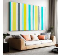 Tela Pittura 70x50cm senza Cornice Poster Elegante Moderno Linee Verticali opera d'arte Parete Foto per la Casa Soggiorno Camera Da Letto Cucina Pittura su Tela Orizzontale Quadro Decor