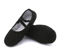 Tela Scarpette Ballo Donna Suola Spezzata Scarpe Ballerina Morbide Comode Pantofole Danza Antiscivolo Scarpa Ballerine Classica Tela Scarpe Ballerina Nero 42