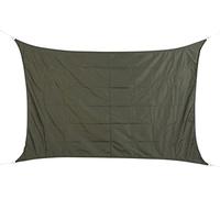 Tela solare - Tenda parasole rettangolare, 2 x 3 m, in tessuto idrorepellente, colore: Grigio