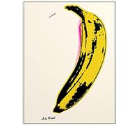 Tela stampata Andy Warhol "banana" Pop Art Fashion Art Poster e stampe da parete Immagini per decorazioni per la casa 30x40cm Senza cornice