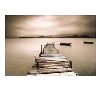 Tela stampata immagine pontile 85x113 cm