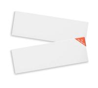 Tela su telaio, set da 2 pezzi, 120 x 40 cm, tela artistica con 3 strati di tela primerizzata, in cotone, per pittura acrilica e pittura ad olio, hobbisti, accessori