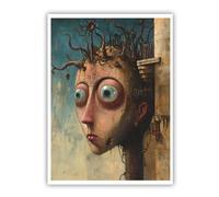 Tela Surreale Arte Della Parete Misteriosa Architettura Stampa Vivido Fantasy Poster Pittura Immagini Stampe Opere D'arte Murale Per Arredo Bagno 40x50cm Senza Cornice