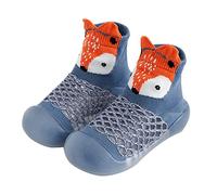 Tela Tela Neonato Ragazzi Ragazze Animali Stampe Calzini Cartoon Scarpe Bambino Rete Traspirante Calzini da Pavimento Antiscivolo Scarpe Prewalker Scarpe da Bambina Strappi