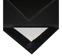 Tela tele per dipingere in Cotone Nero con Telaio da 1,7cm pittorica nera Graffe