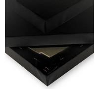 Tela tele per dipingere in Cotone Nero con Telaio da 4cm Gallery pittorica ne...