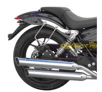 Telaietti Spaan cromati borse laterali AJS Motorcycles Highway Star-MITT-Romet