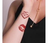 TELAIN Adesivi temporanei per tatuaggi per bambini, autoadesivi e impermeabili, set con 6 diversi disegni, delicati sulla pelle e facili da rimuovere, ideali per feste e feste