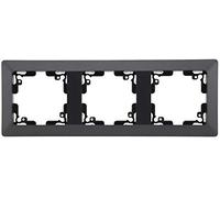 Telaio a 3 pieghe MILOS, antracite, triplo telaio