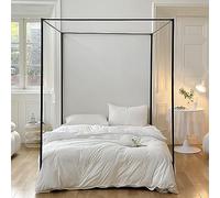Telaio a baldacchino con zanzariera, pali resistenti per un'elegante decorazione della camera da letto e protezione dagli insetti