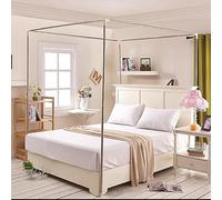 Telaio a baldacchino con zanzariera, pali resistenti per un'elegante decorazione della camera da letto e protezione dagli insetti