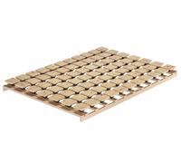 Telaio a doghe in legno di pino cembro 140x200 non trattato
