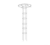 Telaio a griglia per piante rampicanti da esterno, supporto ad arco per vite, palo in filo metallico, supporto per fiori per ombrellone da giardinaggio, per rose (210 cm)