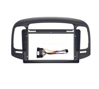 Telaio Adattatore Mascherina autoradio Adatto per HYUNDAI Accent 2009-2012, piastra adattatore per autoradio DVD stereo 2 DIN(Black-cord)