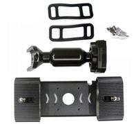 Telaio Adattatore Mascherina autoradio Staffa per dash cam montata sullo specchietto retrovisore dell'auto con piastra posteriore universale anziché cinghia(With Bracket)