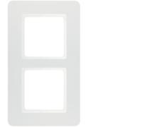Telaio Berker Q.7 2 scomparti bianco velluto Q.1/Q.3/Q.7 10126189