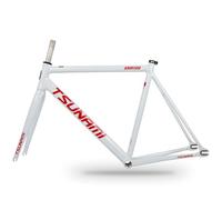 Telaio bici da corsa 700C in alluminio leggero, telaio gara con sgancio rapido, misure 49/52/55/58 cm, con forcella anteriore per montaggio semplice, perfetto per bici da strada(Color-27,49cm)