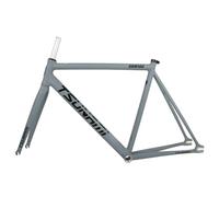 Telaio bici da corsa 700C in alluminio leggero, telaio gara con sgancio rapido, misure 49/52/55/58 cm, con forcella anteriore per montaggio semplice, perfetto per bici da strada(Color-22,52cm)