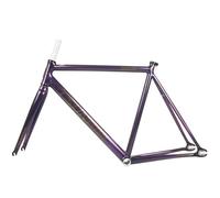 Telaio bici da corsa 700C in alluminio leggero, telaio gara con sgancio rapido, misure 49/52/55/58 cm, con forcella anteriore per montaggio semplice, perfetto per bici da strada(Color-24,52cm)