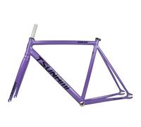 Telaio bici da corsa 700C in alluminio leggero, telaio gara con sgancio rapido, misure 49/52/55/58 cm, con forcella anteriore per montaggio semplice, perfetto per bici da strada(Color-25,52cm)