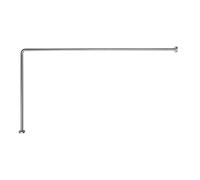 Telaio box doccia angolare 80x170 cm alluminio anodizzato Cromo