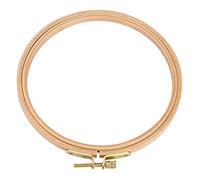Telaio Cerchi Ricamo Cerchio di Bambù Cerchio Punto Croce Tondo Regolabile Cerchio del Telaio da Ricamo per DIY (18CM)