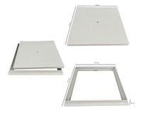 TELAIO CON CHIUSINO SUPER IN PP - CON FORO (con bullone)