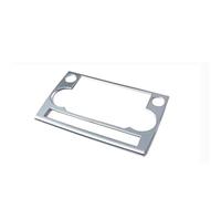 Telaio Copertura Trim Per Land Per Rover Per Discovery Per Sport 2015-2018 Auto Center Console Pulsante Cornice Decorazione Della Copertura Trim(Argento)