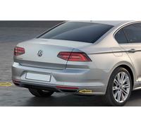 Telaio deflettore scarico cromato VW Passat B8 2014-2017 2 pezzi acciaio inox