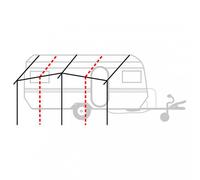 Telaio di base berger per verande in acciaio 28 mm